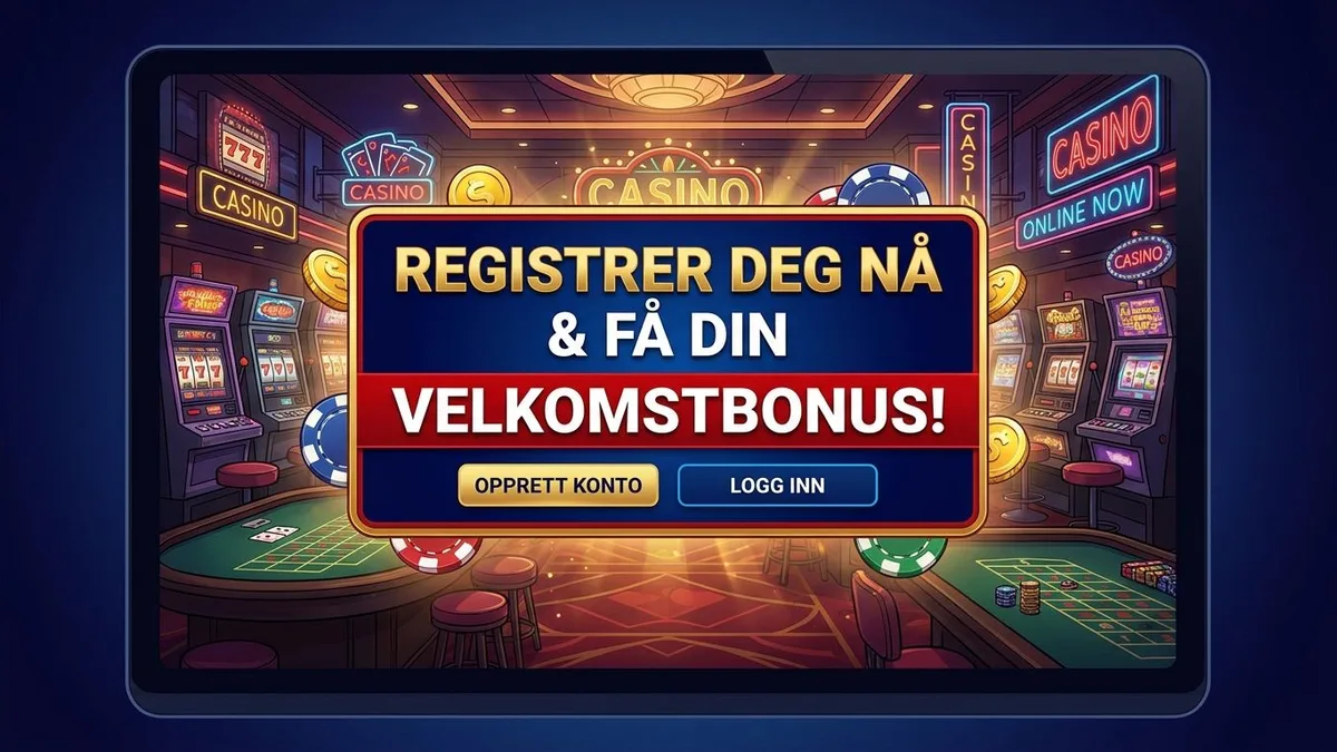 Registrer deg med bonus